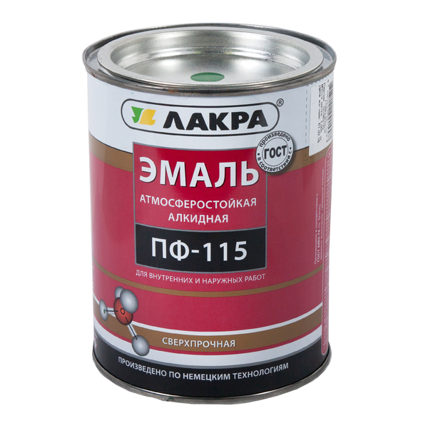 Эмаль ПФ-115 белая (применение наружное) Лакра глянец 1,9кг (3461) в Сургуте