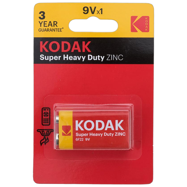 Батарейка Kodak Super Heavy Duty 6F22-BL1 (Крона)  в Сургуте