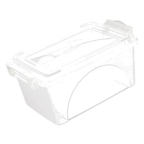 Контейнер для продуктов 4,5л. на защелках, прямоугольный  (М419) (уп.12) в Сургуте