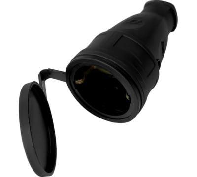 Розетка каучук с/з 16А IP44 250V Атлант (80112) в Сургуте