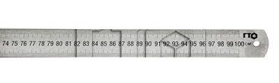 Линейка 1000мм ГТО  металлическая (SR10001) в Сургуте