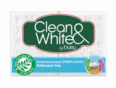 Мыло хозяйственное Duru Clean&White Универсальное 120гр в Сургуте