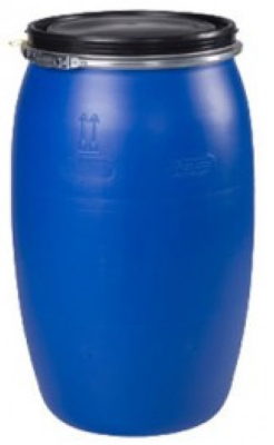 Бочка 127л. пластмассовая с хомутом в Сургуте