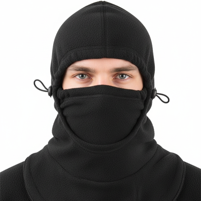 Шлем-маска флис УНИВЕРСАЛ (цв.черный)