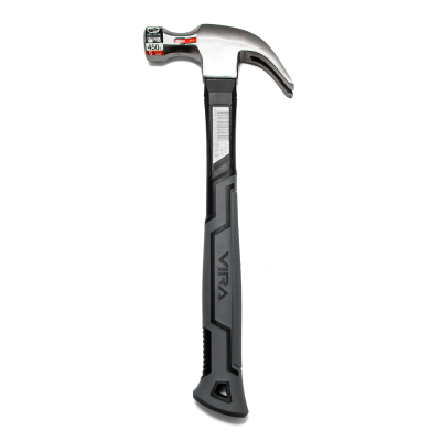 Молоток-гвоздодер 450г  VIRA  (900224) (901045) с фибергласовой рукояткой в Сургуте