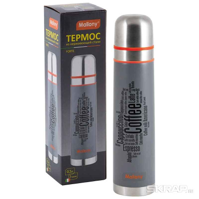 Термос Mallony FORTE 1л, нерж.сталь (003680) в Сургуте