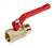 Кран шаровой 1 1/4" ВР-НР DN-32 ручка ГАЛЛОР ПРАКТИК 121, внутренняя/наружная резьба (5110418) в Сургуте