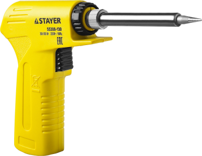 Электропаяльник-пистолет STAYER 30-130 Вт  (55308-130)