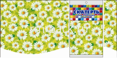 Скатерть ПВД 120х180см (Цветы, цв.в ассортименте) в Сургуте